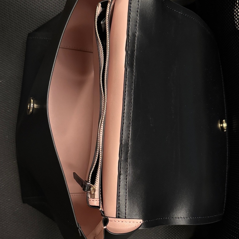 Kate Spade Black and Pink Leather Backpack - Picture 3 of 4